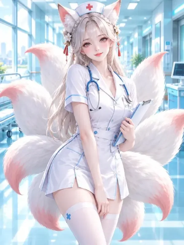医院走廊的猫妖房东 短剧封面 医院走廊的猫妖房东封面