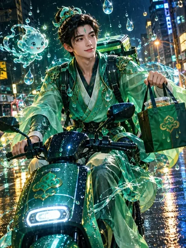 龙王在人间送外卖封面